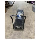Metal Rolling U-Boat Cart Black