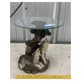 Small Wolf Table Decor