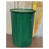 Metal Barrel w/Latching Lid approx 21' (stock pic)