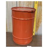 Metal Barrel w/Latching Lid approx 21' (stock pic)