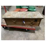 Vintage Cedar Trunk (needs some repair)