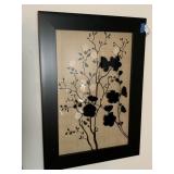 3D Floral Silhouette Wall Art