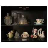 MIsc Decor on 2 Shelves