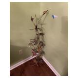 Metal Wine Rack Grapevine Design approx 45" Tall