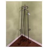 Wrought Iron Metal Easel approx 60" Tall