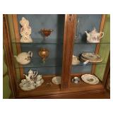 MIsc Dishes Decor in China Cabinet