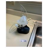 Art Glass Flower Sculpture