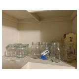 Canning Jars & Small Canister Set