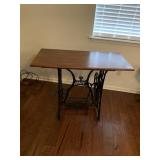 Antique Paff Sewing Machine Base Table