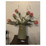 Sage-Green Ceramic Vase