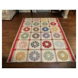 Vintage Quilt approx 88 x 68