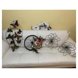 (4) Metal Wall Decor