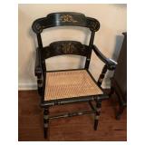 Hitchcock Style Woven Cane Seat Chair