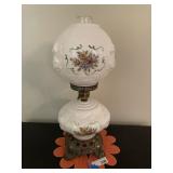 Vintage Gone With The Wind Style Hurricane Lamp