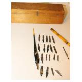 Lot of Vintage Dip Ink Pins Gillott