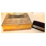 Vintage Italian Gold Gilt Jewelry Box & Music Jewx