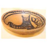 Vintage Native American Clay Bowl