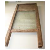 Vintage Glass Washboard