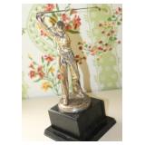 Golf Trophy 14" Tall with Hardwood Base