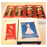 Lot of Barbie Hallmark Ornaments