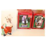 Frank Sinatra, Bing Crosby, Santa Christmas Ornamt