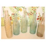 Lot Old Vintage Soda Bottles Evansville, Indiana