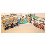 Vintage MPC Vehicle Model Boxes with Contents