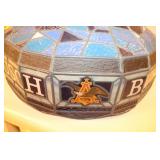 Anheuser Busch Hanging Lamp  Tiffany Style Swag t