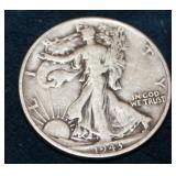 1943 Walking Liberty Half Dollar