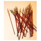 24 CHRISTMAS ORNAMENTS  Twisted Glass Icicles