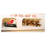 DEPT. 56 "UP ON THE ROOFTOP" SANTA IN HIS SLEIGH