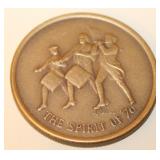 Spirit of 1776 - 1976 American Bicentennial Medald