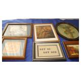 Lot of 6 Wall Art