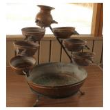 Brass Pots - Water Fountain with Holder