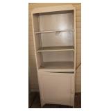 Wood Shelf and Cabinet