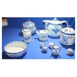 Novelty Blue and White Knick Knacks