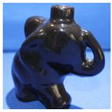 Uhl Pottery Elephant Jug - Black