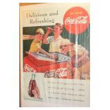 1938 Vintage Coca-Cola Advertising - Baseball