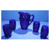 Weishar Moon & Star Miniature Pitcher & Glass Set