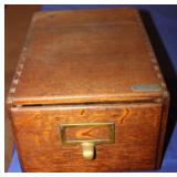 Vintage Wood File Drawer USPO
