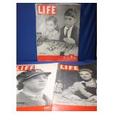 3 - 1941 Life Magazines pre WWII.
