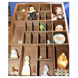 Miniature Shadow Box with Contents
