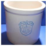 Uhl  Pottery Acorn Wares Crock