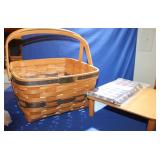 1992 Longaberger Cake Basket With Riser