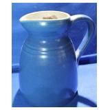 Uhl Pottery Blue Creamer