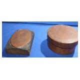 Copperplate Photogravue on Wood  & Wood Box
