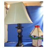 Stained Glass Candle Lamp & Modern Lamp