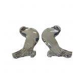 STEUBEN CRYSTAL POUTER PIGEONS MADIGAN