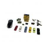 Lot Of Vintage Diecast Cars,Tanks,Airplanes