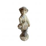 Lladro Figurine Retired Little Gardener Boy